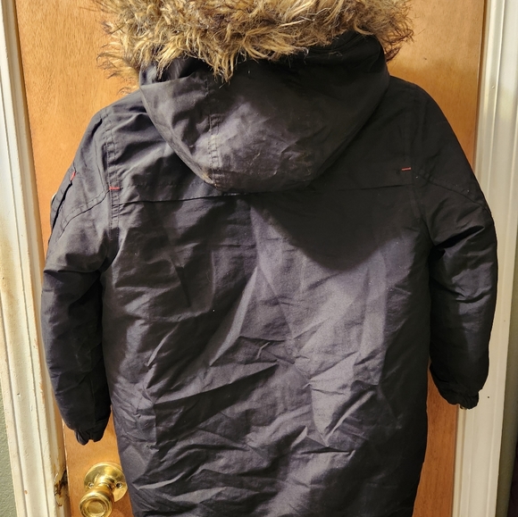 Michael Kors Faux Fur Hood Jacket Sz 5/6 Girls - Picture 9 of 10